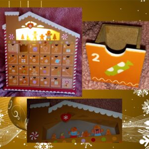 Light up advent calender